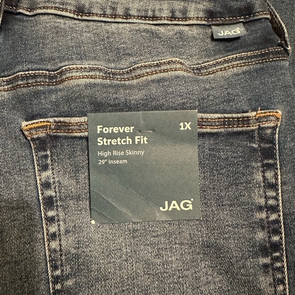 NWT JAG JEANS
Forever Stretch High Rise Jeans Plus Size in Indio Blue - Picture 13 of 16